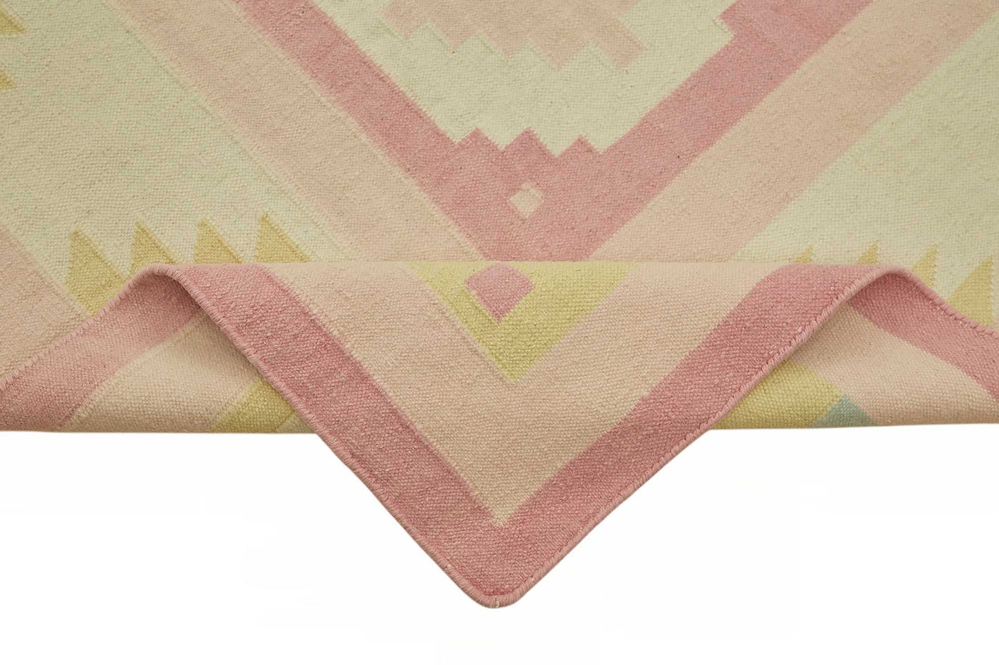 10x14 Geometric Dhurrie Kilim Rug - 48881