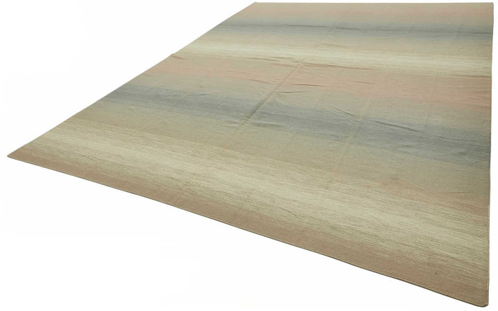 10x14 Contemporary Dhurrie Kilim Rug - 48882