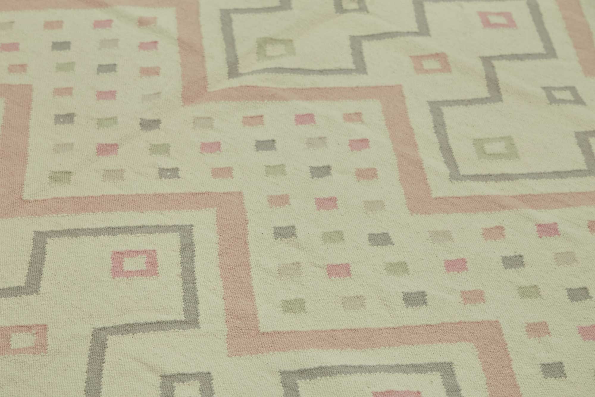 10x13 Geometric Dhurrie Kilim Rug - 48883