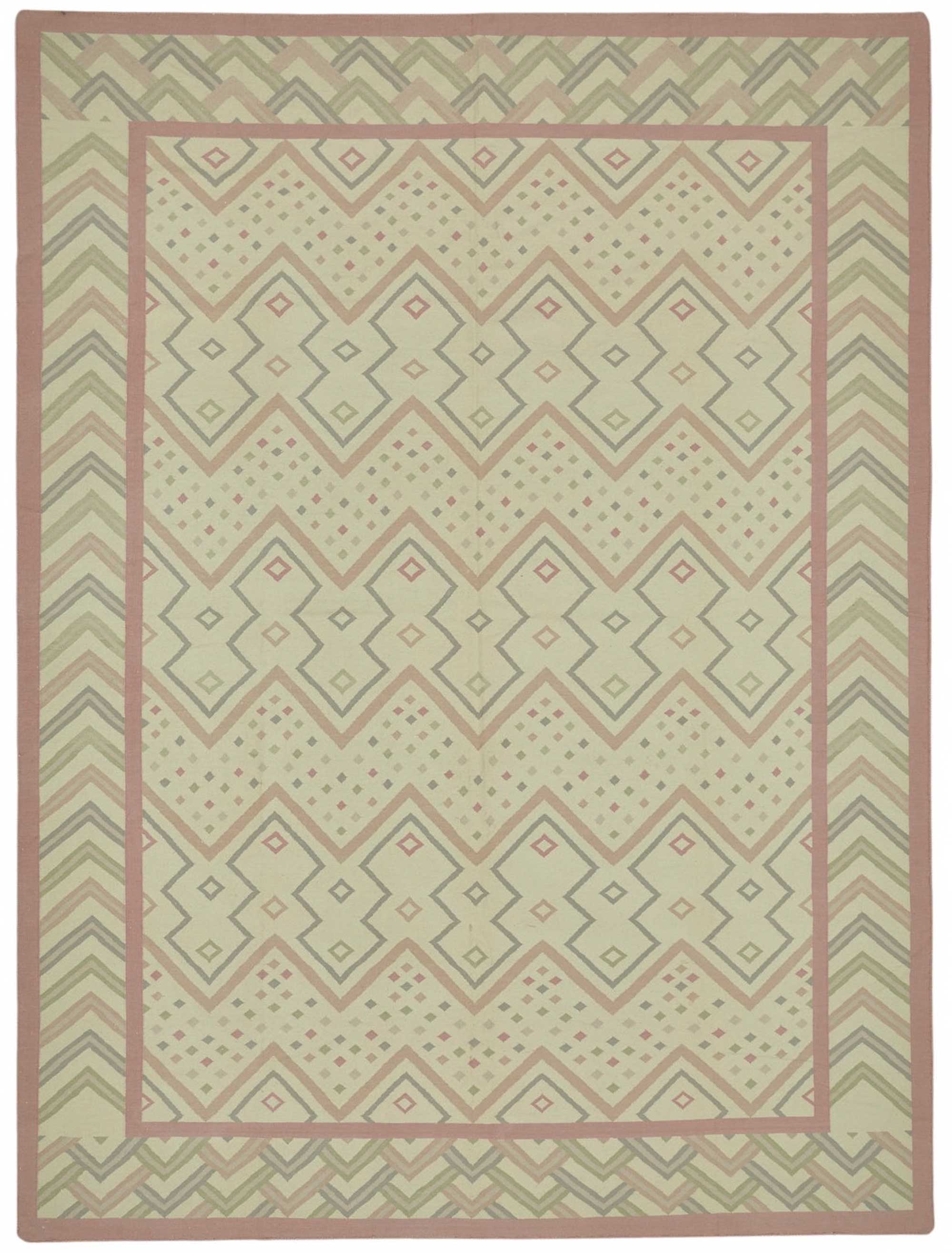 10x14 Hand-Woven Dhurrie Kilim Rug - 48885