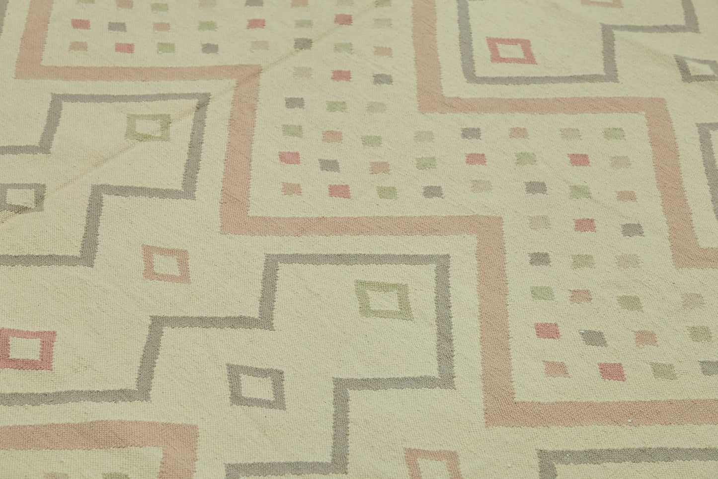 10x14 Hand-Woven Dhurrie Kilim Rug - 48885