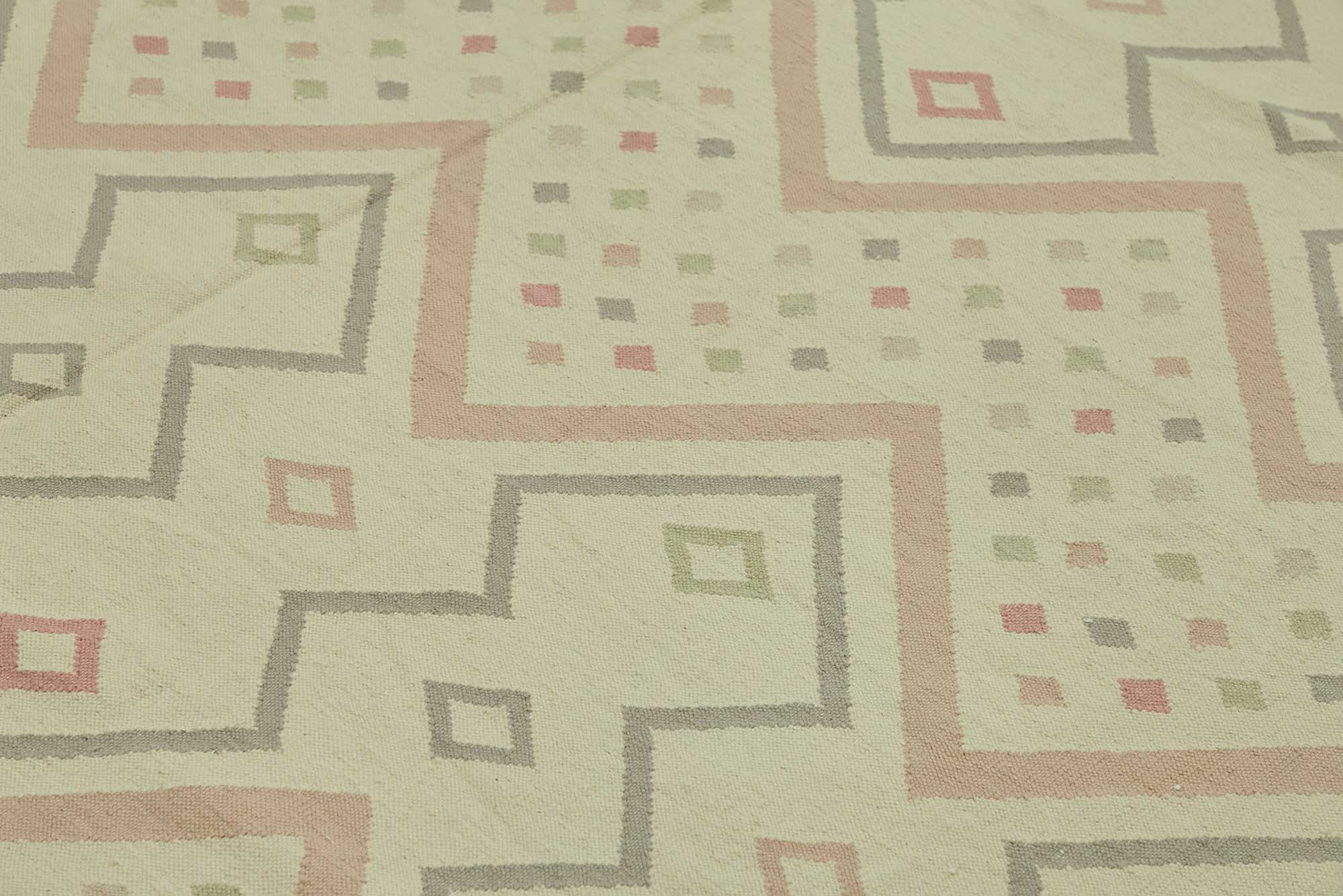 10x14 Hand-Woven Dhurrie Kilim Rug - 48885