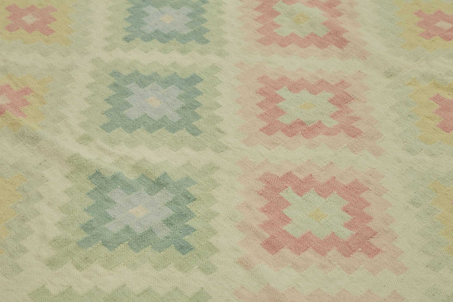8x11 Geometric Dhurrie Kilim Rug - 48888