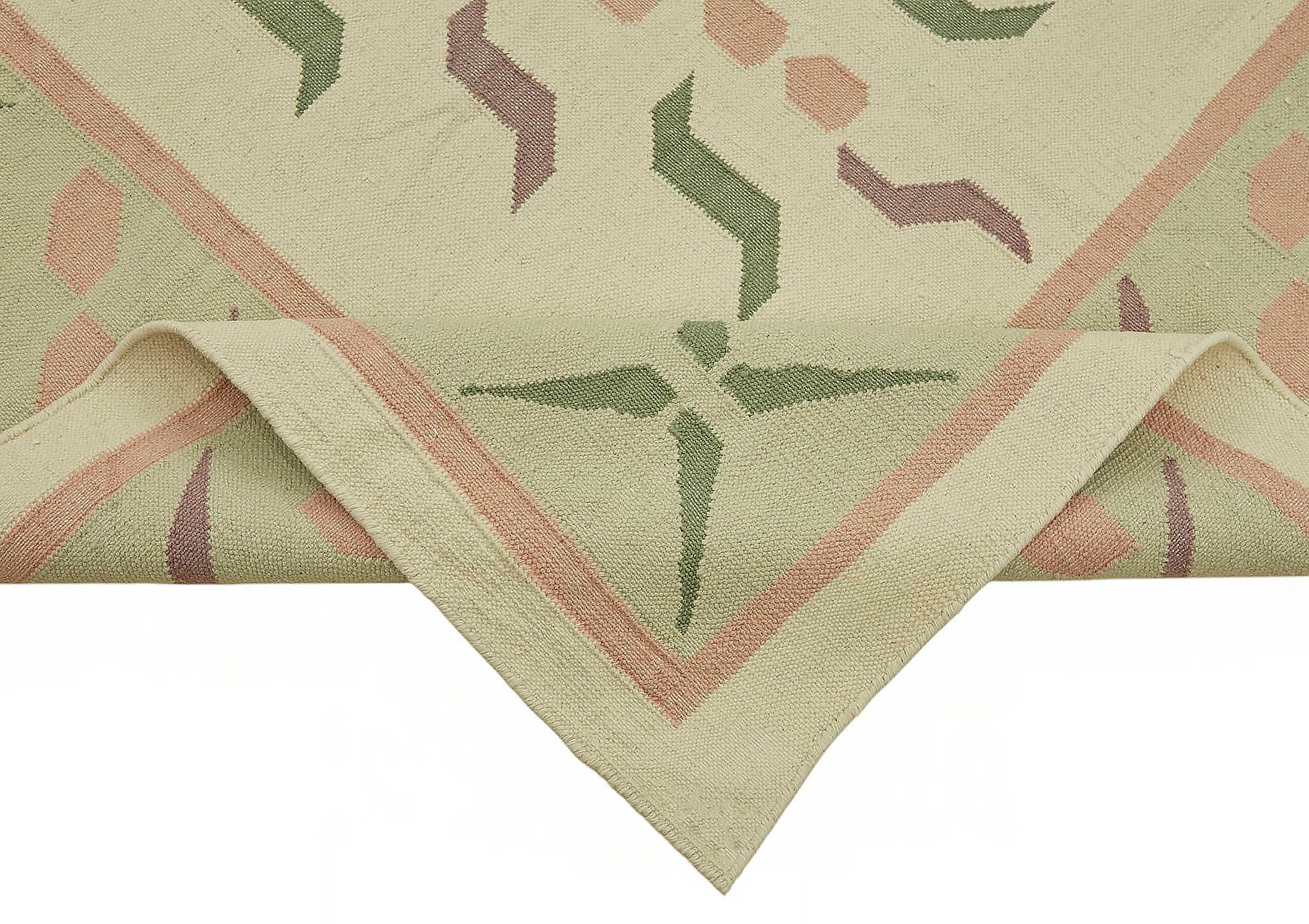 9x12 Floral Dhurrie Kilim Rug - 48890