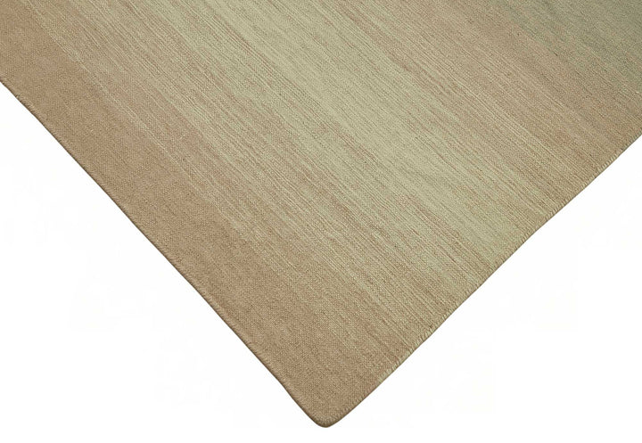 10x14 Contemporary Striped Dhurrie Kilim Rug - 48891