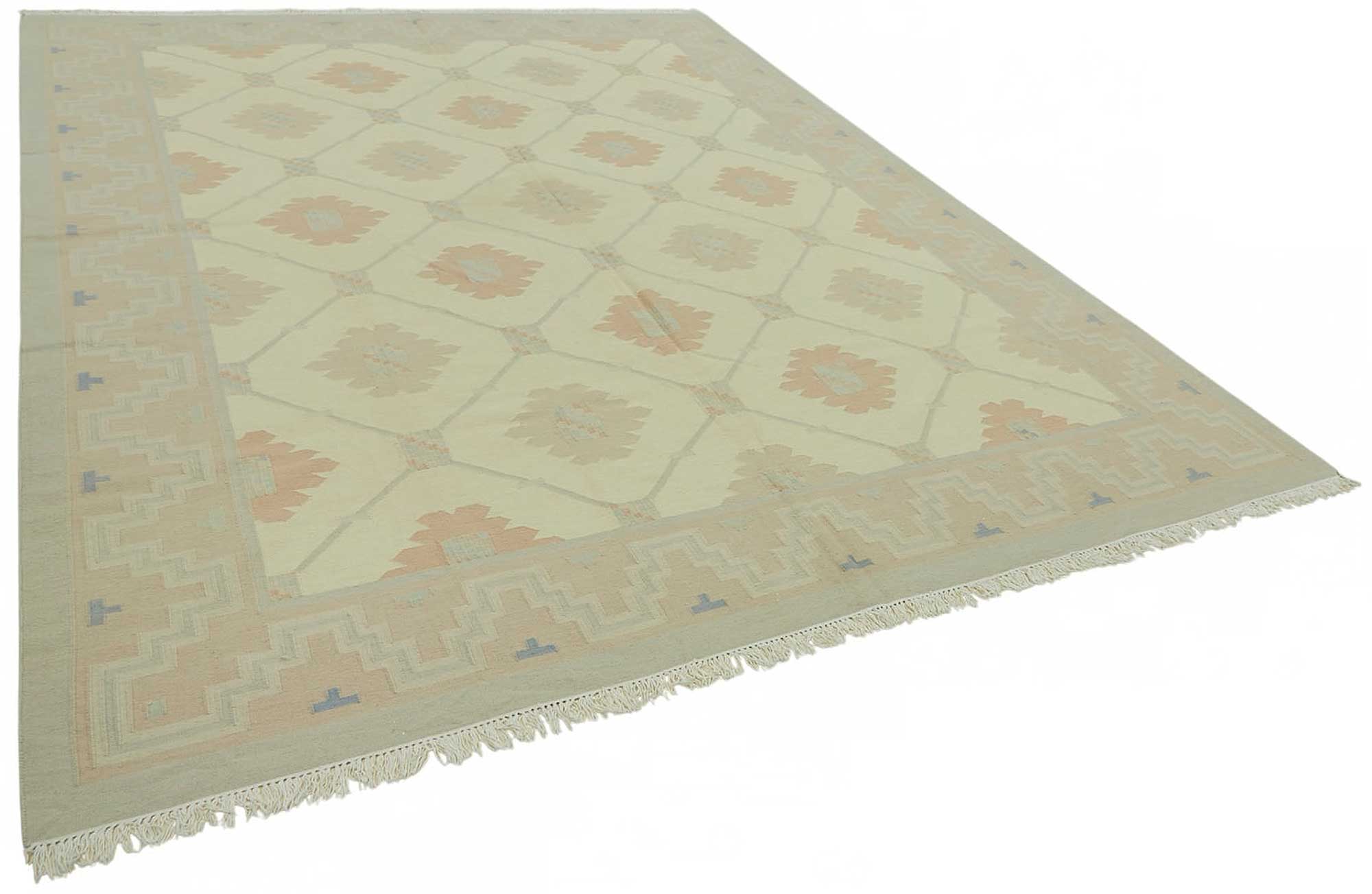 9x12 Geometric Dhurrie Kilim Rug - 48893