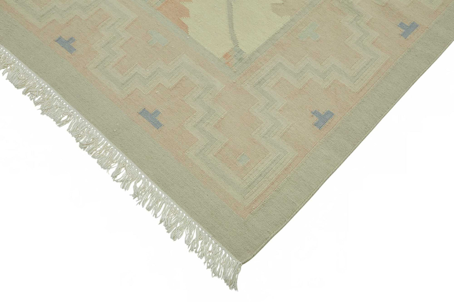 9x12 Geometric Dhurrie Kilim Rug - 48893