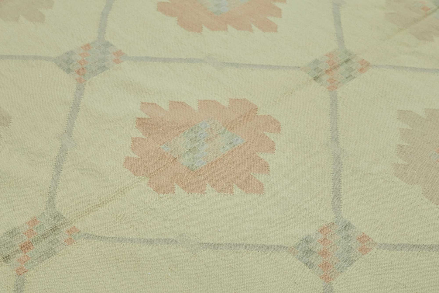 9x12 Geometric Dhurrie Kilim Rug - 48893