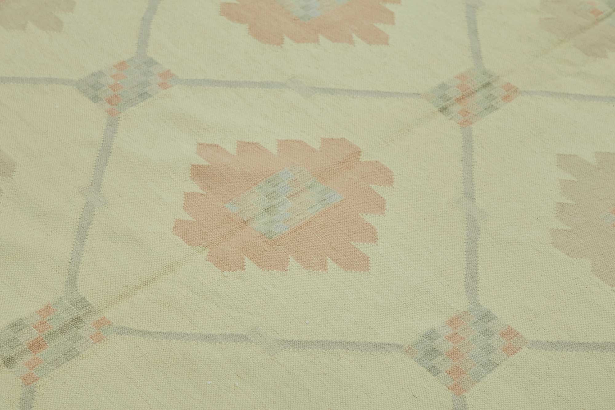 9x12 Geometric Dhurrie Kilim Rug - 48893