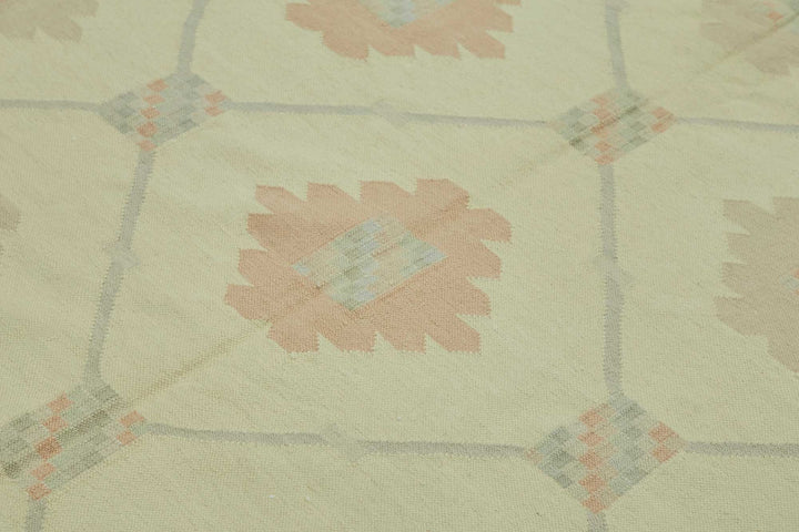 9x12 Geometric Dhurrie Kilim Rug - 48893