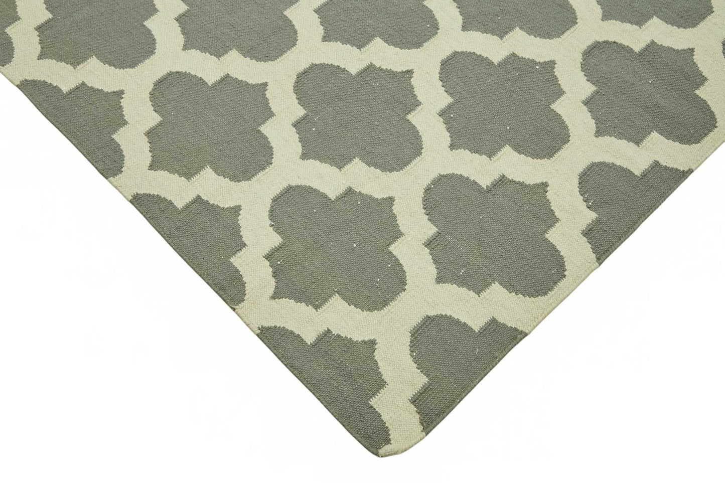 9x12 Geometric Dhurrie Kilim Rug - 48894