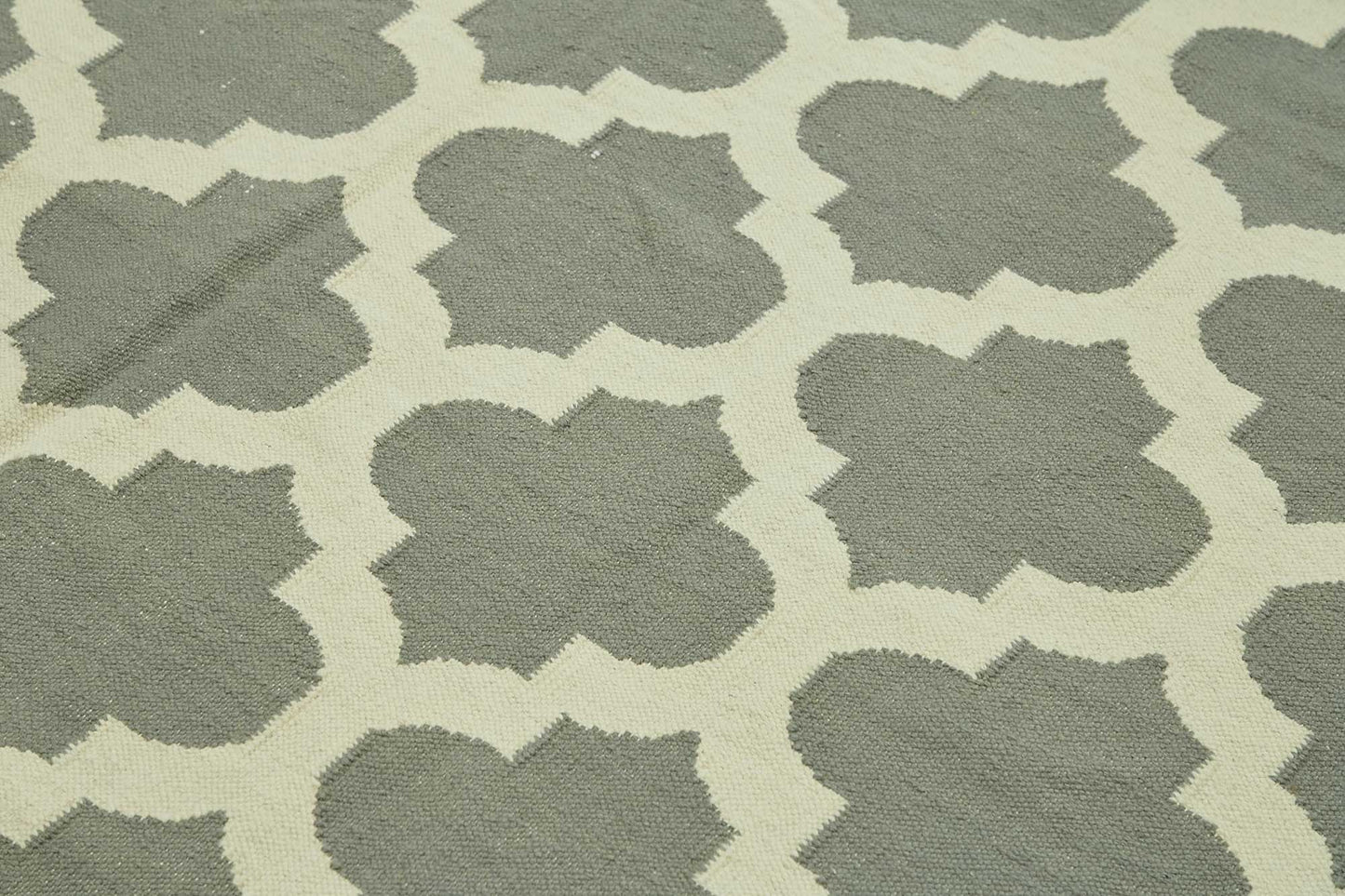 9x12 Geometric Dhurrie Kilim Rug - 48894