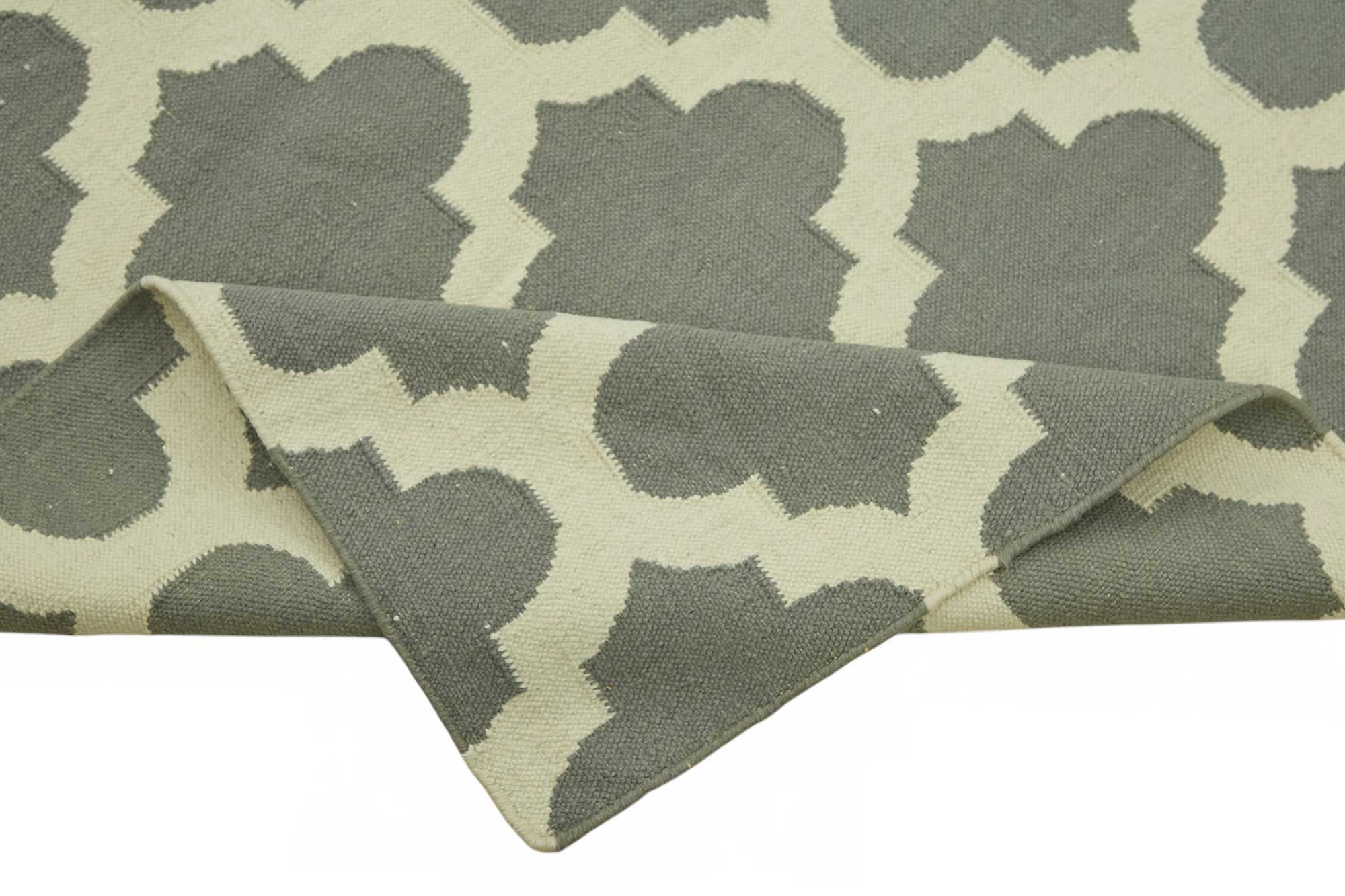 9x12 Geometric Dhurrie Kilim Rug - 48894