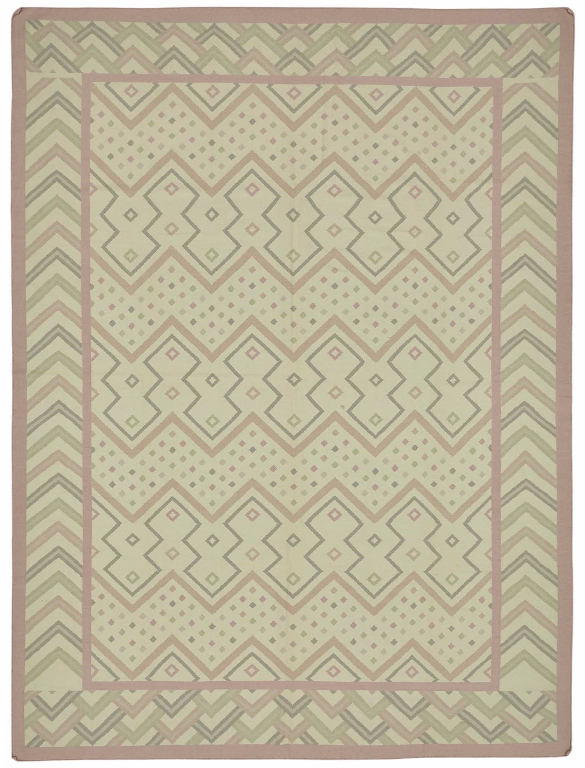 10x13 Geometric Dhurrie Kilim Rug - 48895