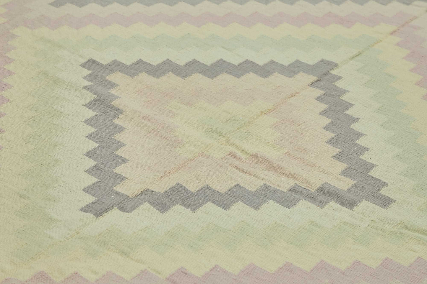 10x14 Geometric Dhurrie Kilim Rug - 48897