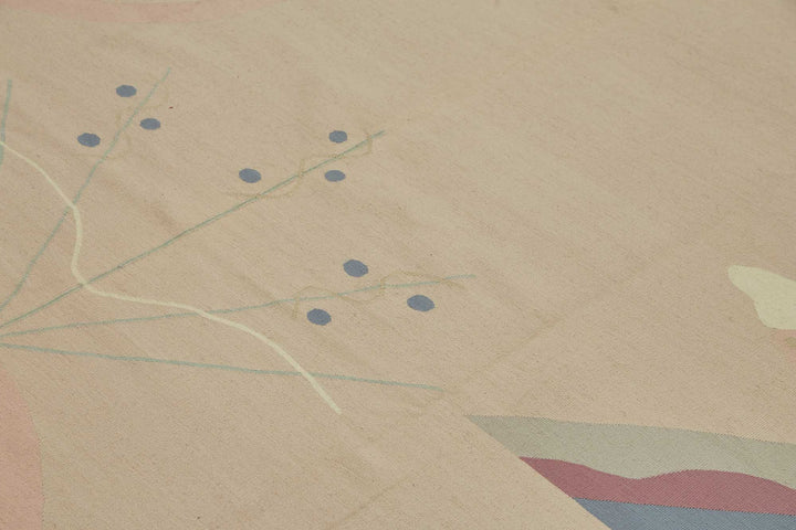 10x13 Geometric Dhurrie Kilim Rug - 48898