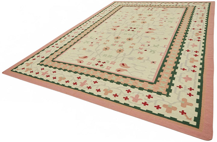 10x14 Tribal Dhurrie Kilim Rug - 48900