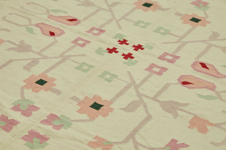 9x14 Tribal Dhurrie Kilim Rug - 48902