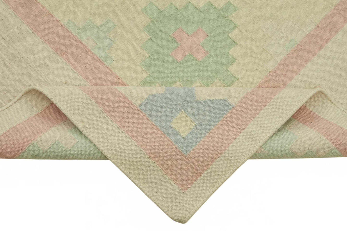 9x12 Geometric Dhurrie Kilim Rug - 48908