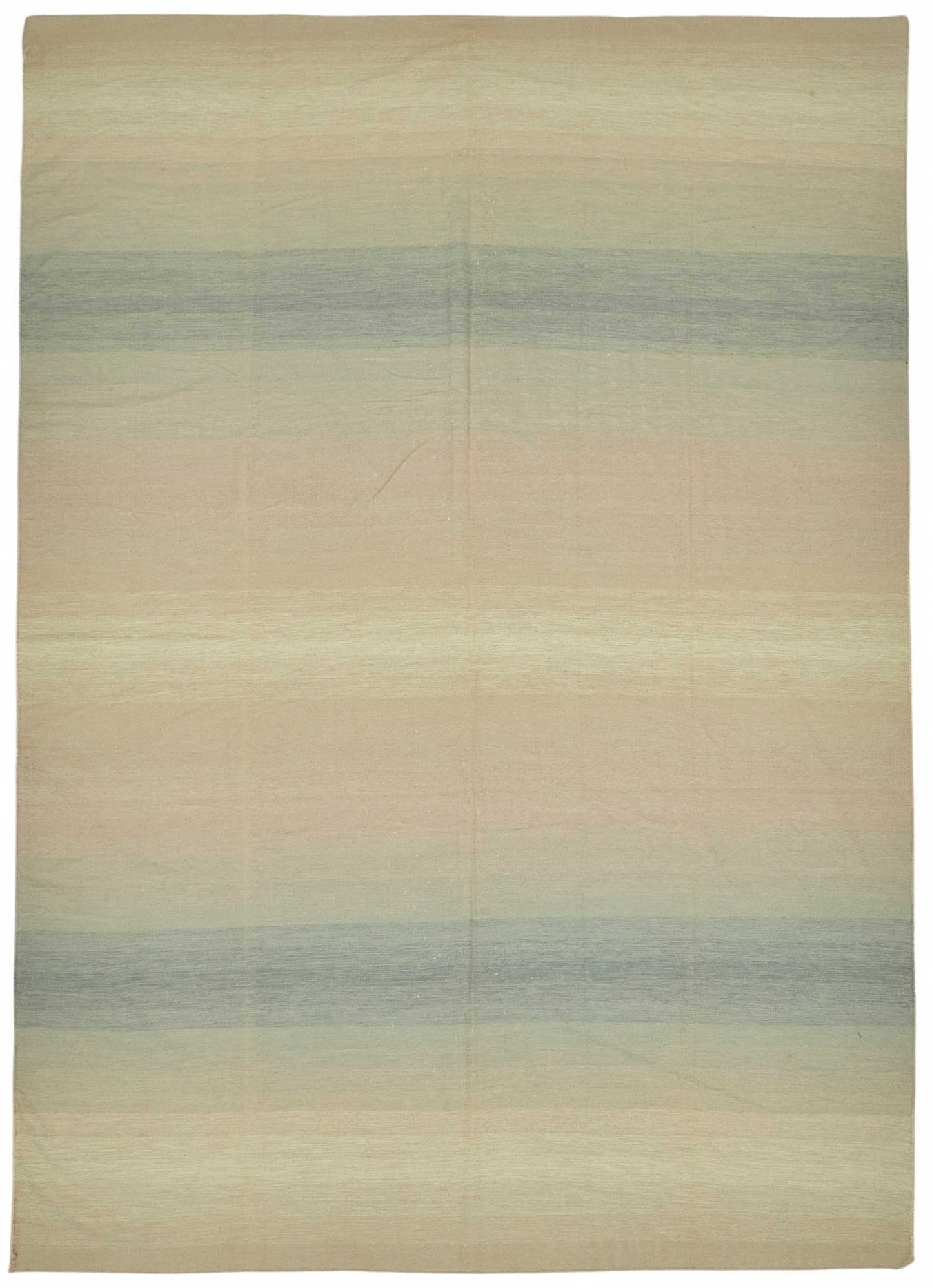 10x13 Contemporary Striped Dhurrie Kilim Rug - 48909