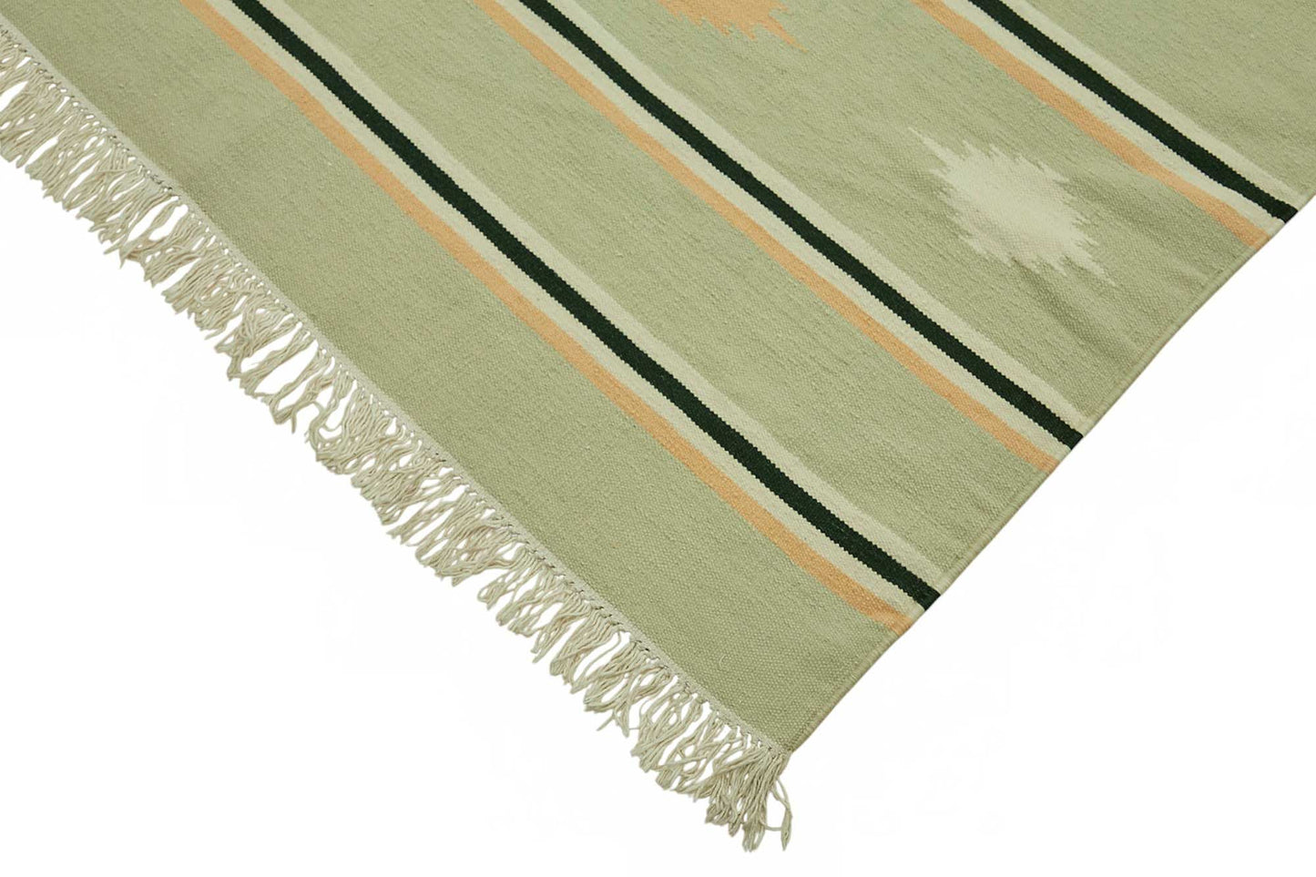 9x12 Striped Dhurrie Kilim Rug - 48911