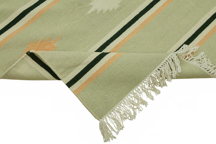 9x12 Striped Dhurrie Kilim Rug - 48911