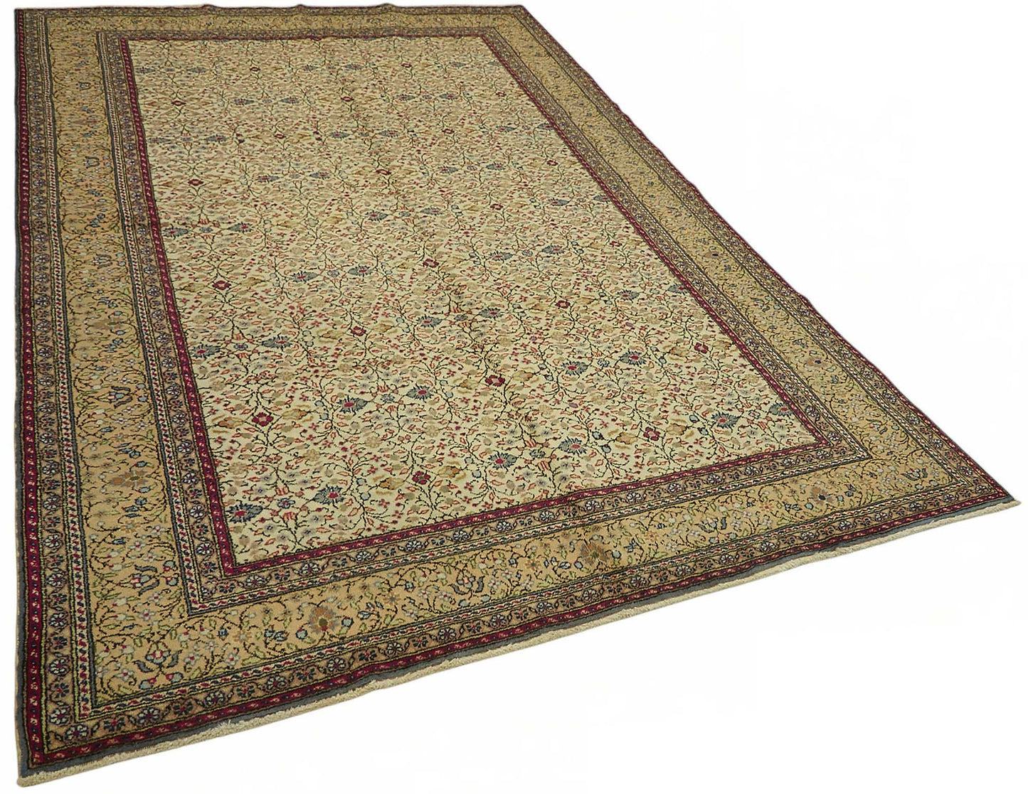 6x10 Hand-Knotted Turkish Wool Rug - 48963