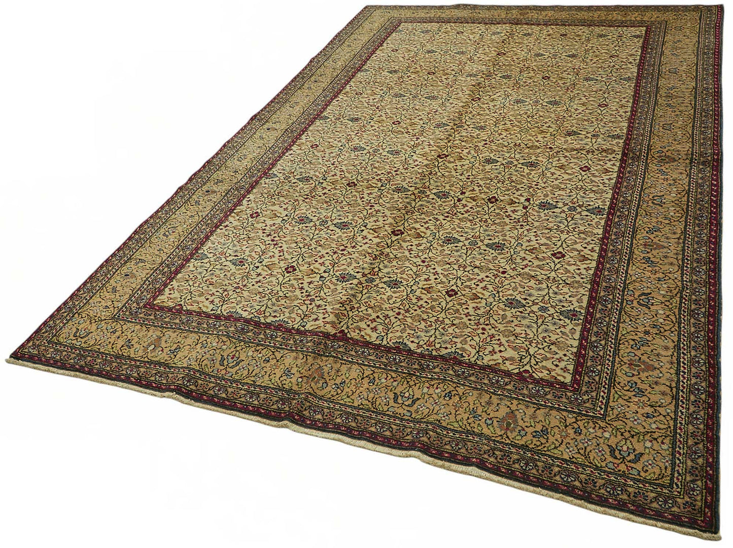 6x10 Hand-Knotted Turkish Wool Rug - 48963