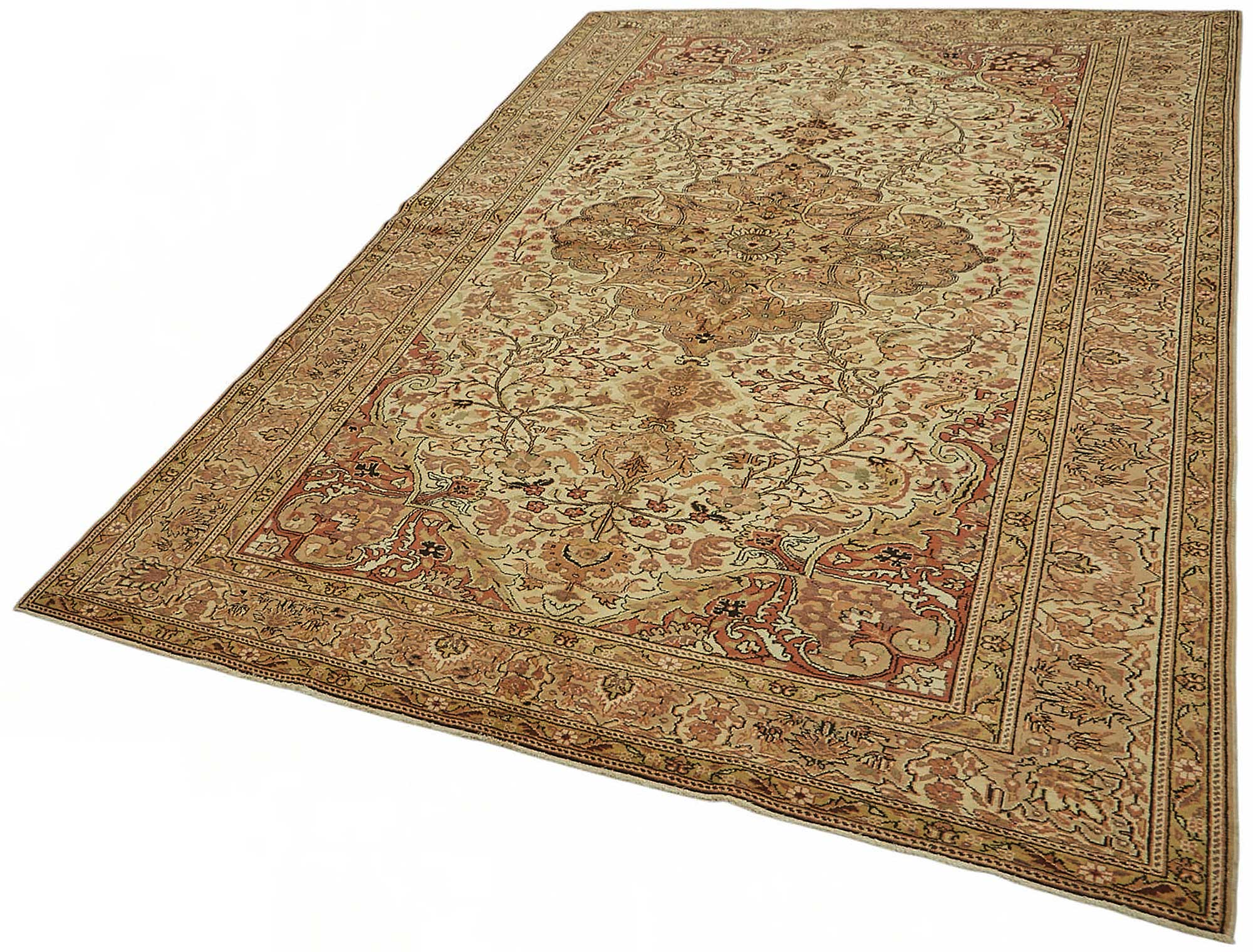 6x10 Hand-Knotted Turkish Wool Rug - 48964