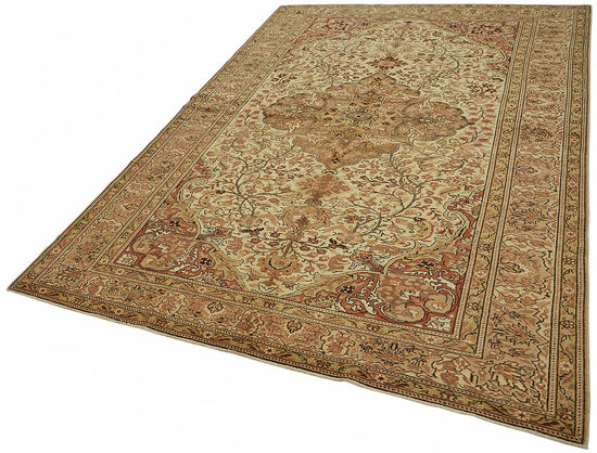 6x10 Hand-Knotted Turkish Wool Rug - 48964
