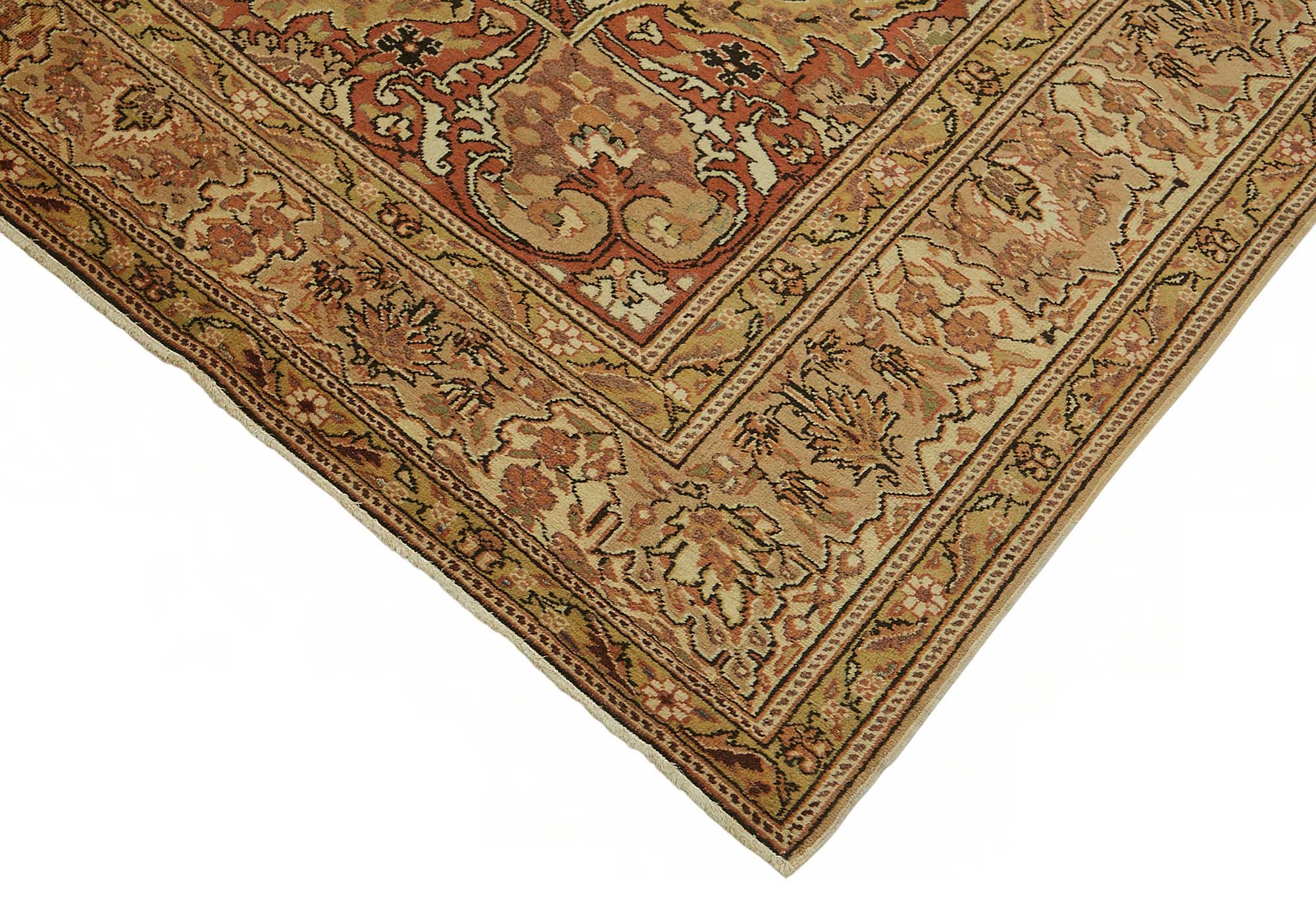 6x10 Hand-Knotted Turkish Wool Rug - 48964