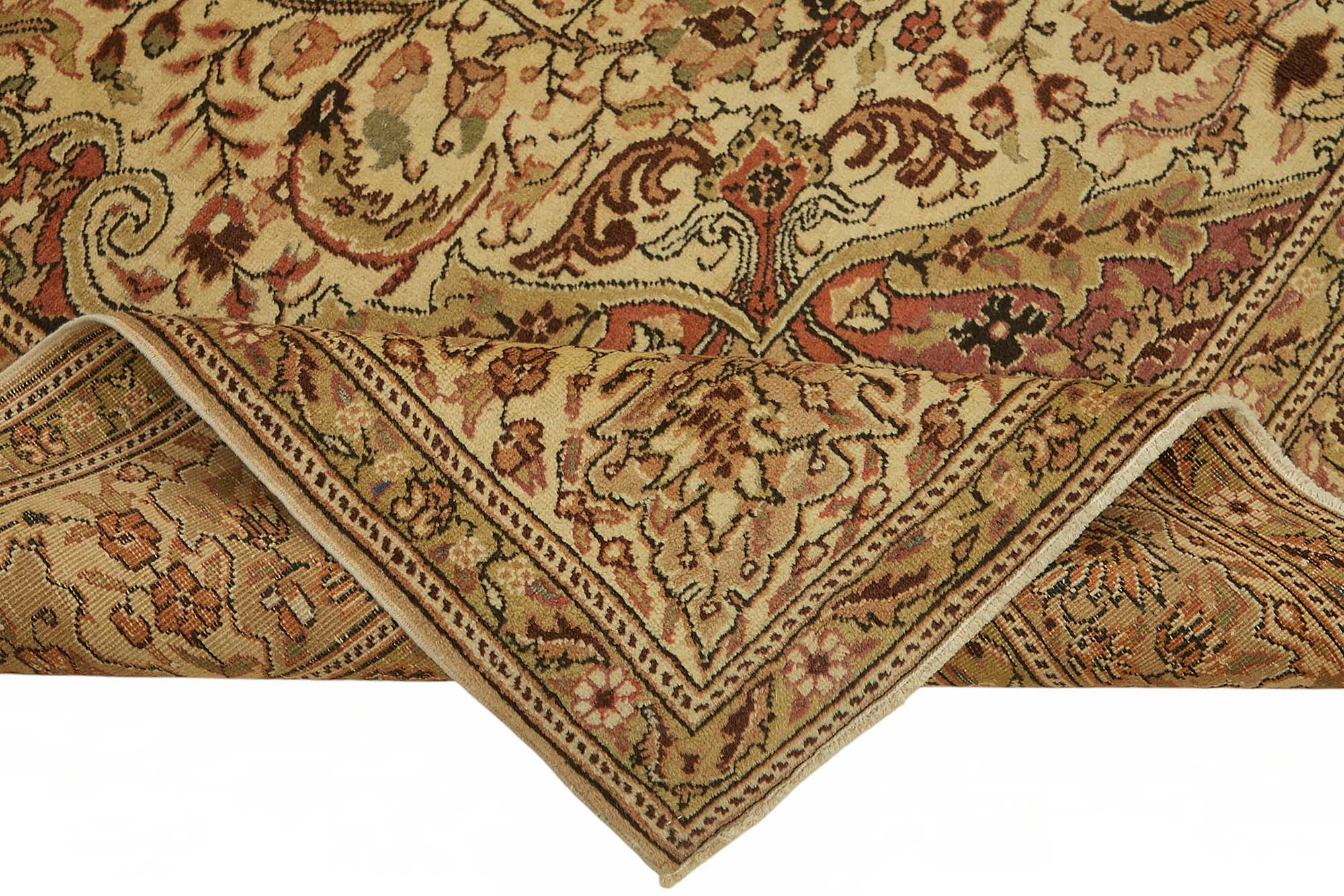 6x10 Hand-Knotted Turkish Wool Rug - 48964