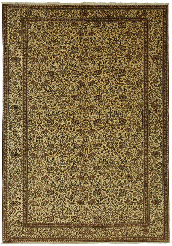 6x9 Hand-Knotted Turkish Wool Rug - 48966