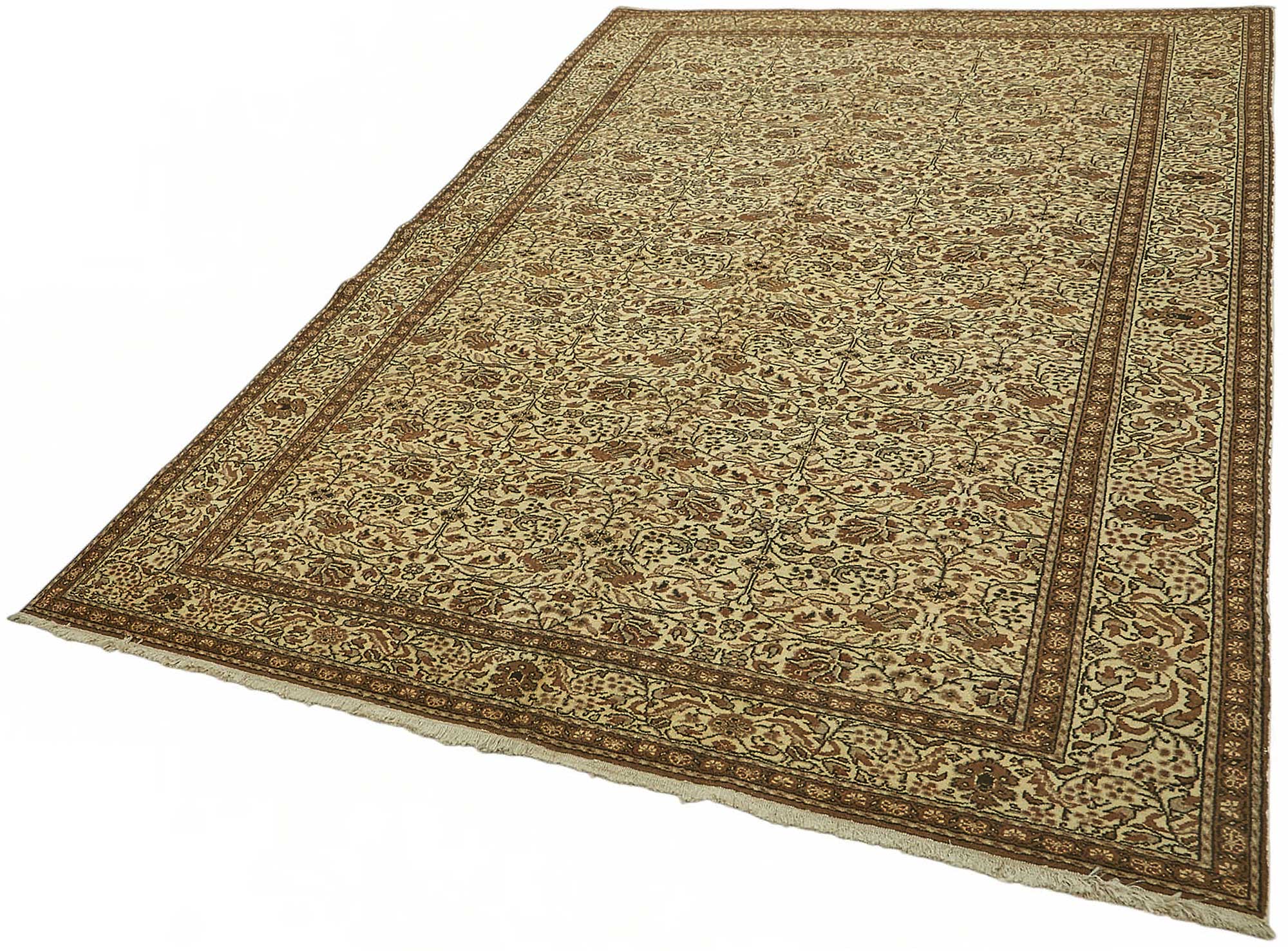 6x9 Hand-Knotted Turkish Wool Rug - 48966