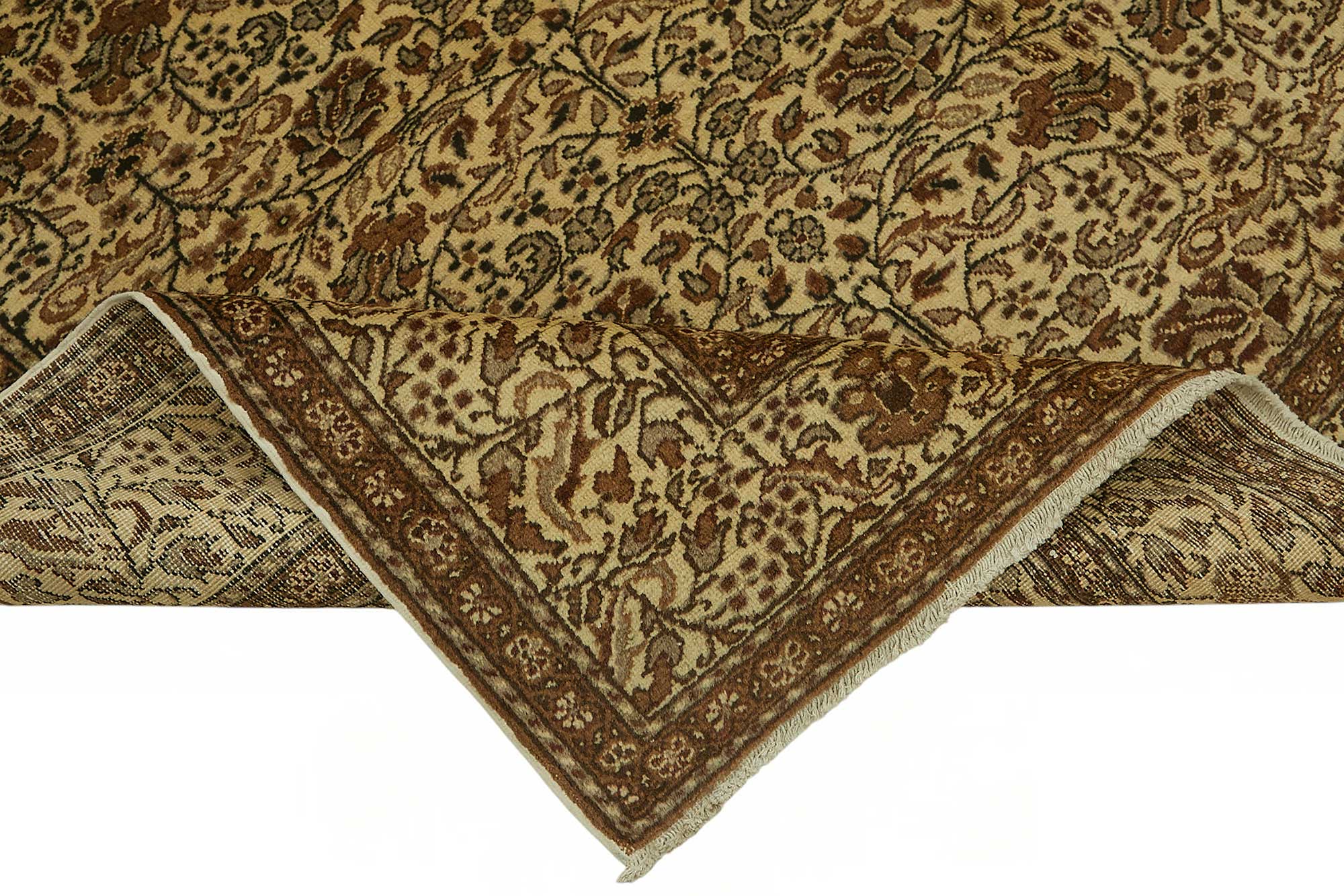 6x9 Hand-Knotted Turkish Wool Rug - 48966