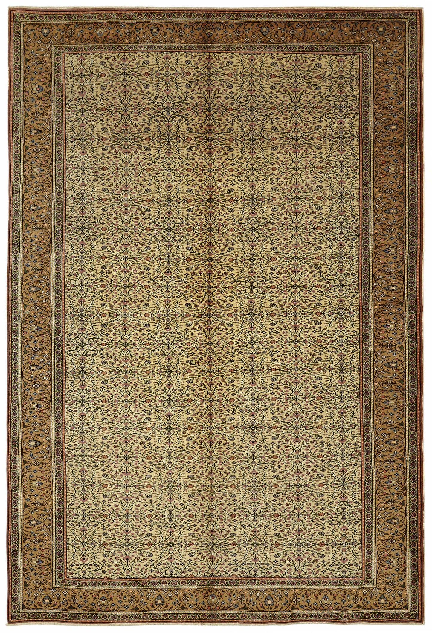 6x10 Hand-Knotted Turkish Wool Rug - 48967