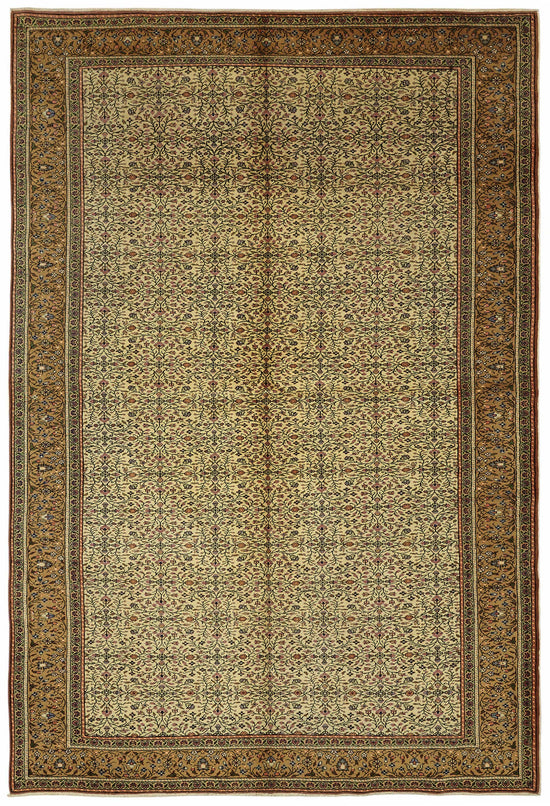 6x10 Hand-Knotted Turkish Wool Rug - 48967