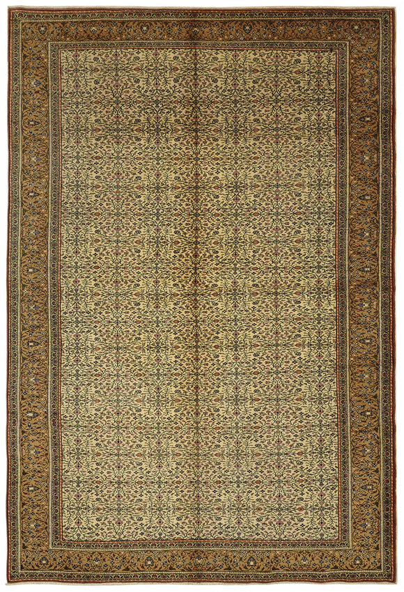 6x10 Hand-Knotted Turkish Wool Rug - 48967
