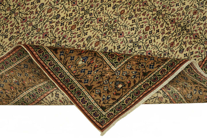 6x10 Hand-Knotted Turkish Wool Rug - 48967
