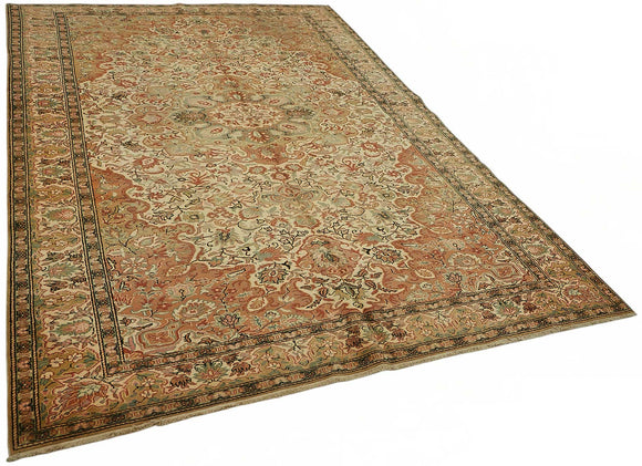 7x10 Hand-Knotted Turkish Wool Rug - 48968