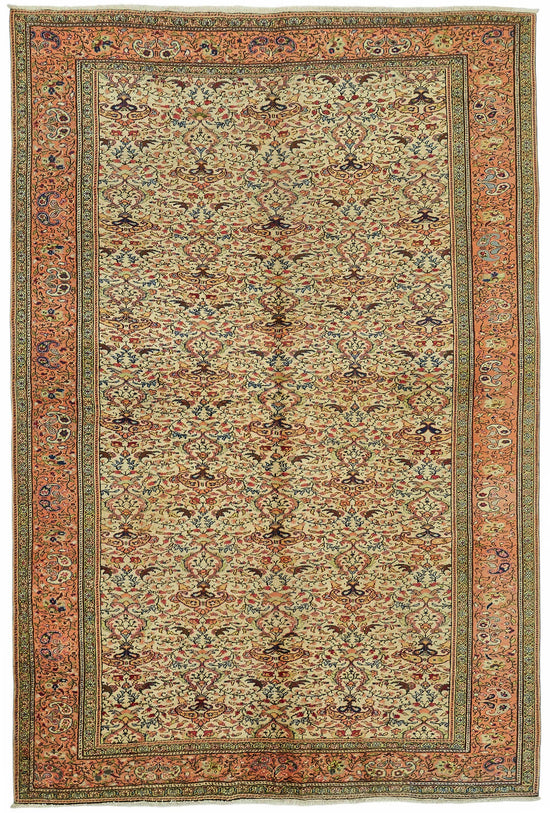 6x10 Hand-Knotted Turkish Wool Rug - 48970