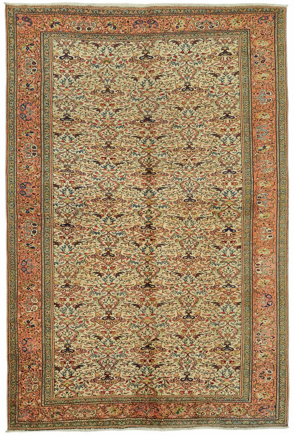 6x10 Hand-Knotted Turkish Wool Rug - 48970