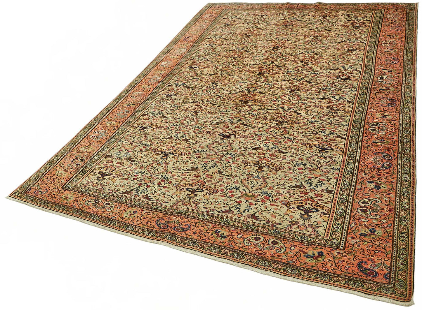 6x10 Hand-Knotted Turkish Wool Rug - 48970