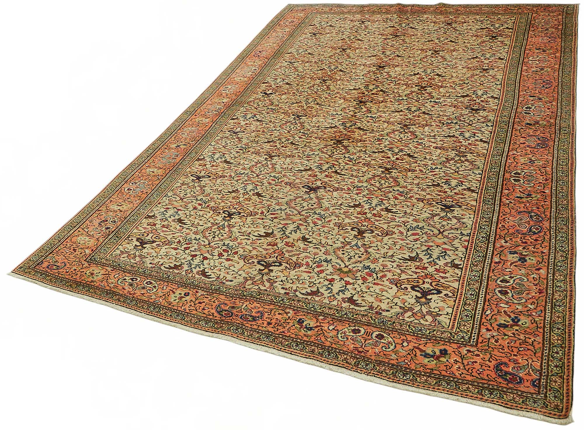 6x10 Hand-Knotted Turkish Wool Rug - 48970