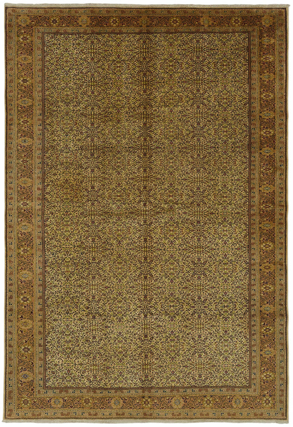 7x10 Hand-Knotted Turkish Wool Rug - 48971