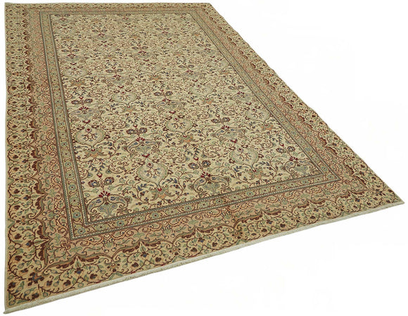 7x10 Hand-Knotted Turkish Wool Rug - 48972