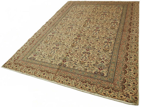 7x10 Hand-Knotted Turkish Wool Rug - 48972