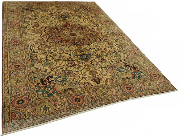 7x9 Hand-Knotted Turkish Wool Rug - 48974