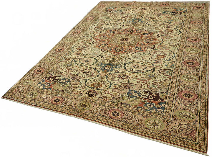 7x9 Hand-Knotted Turkish Wool Rug - 48974