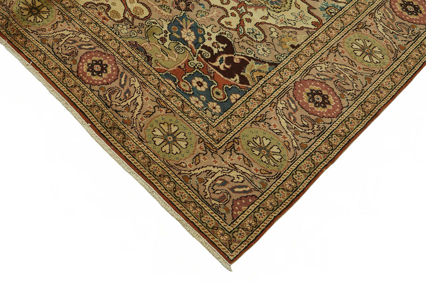 7x9 Hand-Knotted Turkish Wool Rug - 48974